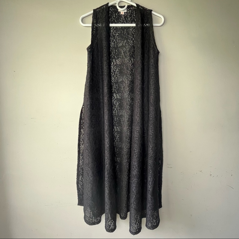 LulaRoe Black Open Close Cardigan